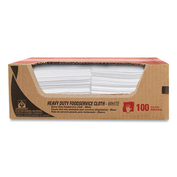 WypAll® Heavy-duty Foodservice Cloths, 12.5 X 23.5, White, 100-carton freeshipping - TVN Wholesale